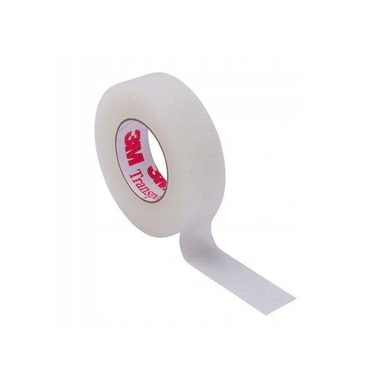 Taśma 3M Transpore 1,25 cm x 9m do przedłużania rzęs